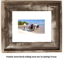 family horseback riding near me in Spring, Texas